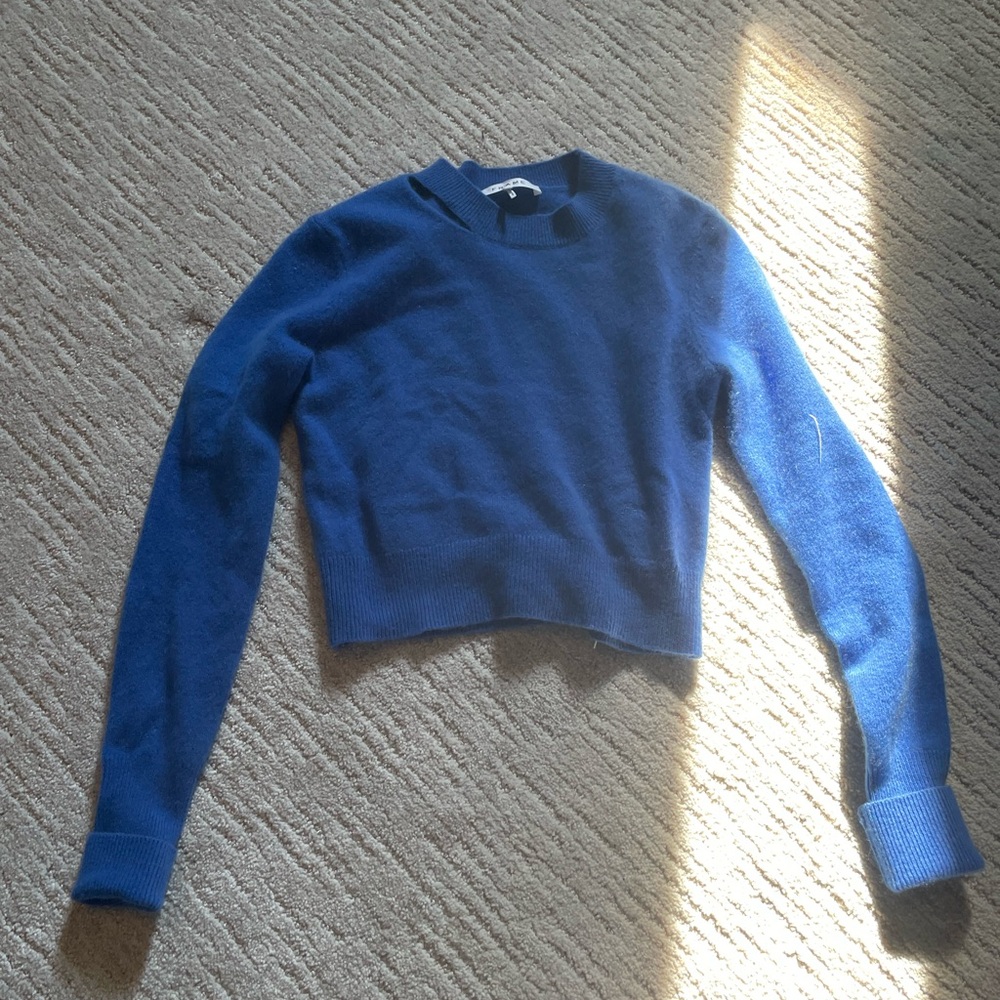 Frame Royal Blue Crew Neck Sweater